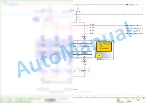 Bomag BF 600 C-2 S 500 Asphalt Paver Electric Schematics Diagram 821892021004 - 821892021020 2 Bomag BF 600 C-2 S 500 Asphalt Paver Electric Schematics Diagram 821892021004 - 821892021020-2