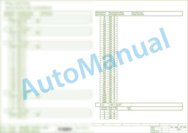 Bomag BF 600 C-2 S 600 Asphalt Paver Electric, Hydraulic Schematics Diagram 821892091005 - 821892091008 3 Bomag BF 600 C-2 S 600 Asphalt Paver Electric, Hydraulic Schematics Diagram 821892091005 - 821892091008-3
