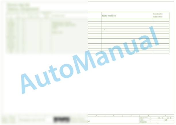 Bomag BF 691 C HB Asphalt Paver Electric Schematics Diagram 821837800007 - 821837800056-3