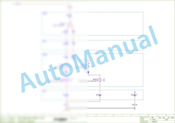Bomag BF 800 C S500 - 4i Asphalt Paver Electric, Hydraulic Schematics Diagram 821893191001 - 821893191001-2