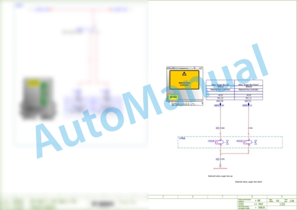 Bomag BF 800 C S600 - 4i Asphalt Paver Electric Schematics Diagram 821893021001 - 821893029999 2 Bomag BF 800 C S600 - 4i Asphalt Paver Electric Schematics Diagram 821893021001 - 821893029999-2