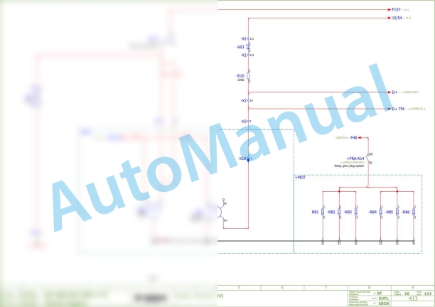 Bomag BF 800 C S600 Asphalt Paver Electric, Hydraulic Schematics Diagram 821837190190 - 821837199999 2 Bomag BF 800 C S600 Asphalt Paver Electric, Hydraulic Schematics Diagram 821837190190 - 821837199999-2
