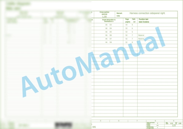 Bomag BF 800 C S600 Asphalt Paver Electric Schematics Diagram 821837190001 - 821837190153 2 Bomag BF 800 C S600 Asphalt Paver Electric Schematics Diagram 821837190001 - 821837190153-2