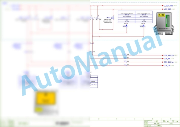 Bomag BF 800 C S600 Asphalt Paver Electric Schematics Diagram 821837661001 - 821837661022 3 Bomag BF 800 C S600 Asphalt Paver Electric Schematics Diagram 821837661001 - 821837661022-3