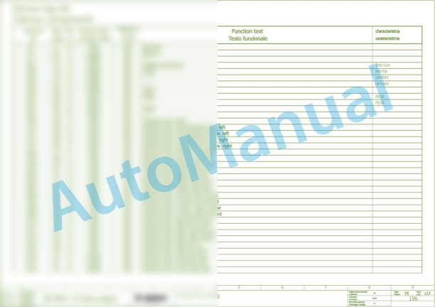 Bomag BF 800 C S600 Asphalt Paver Electric Schematics Diagram 821837961001 - 821837961043 3 Bomag BF 800 C S600 Asphalt Paver Electric Schematics Diagram 821837961001 - 821837961043-3