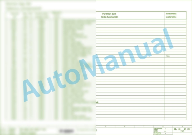 Bomag BF 800 P S500 Asphalt Paver Electric Schematics Diagram 821893051001 - 821893059999 3 Bomag BF 800 P S500 Asphalt Paver Electric Schematics Diagram 821893051001 - 821893059999-3