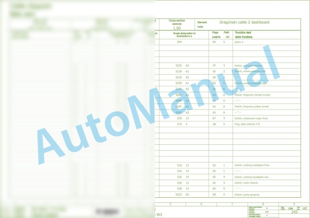 Bomag BF 900 C S500 Asphalt Paver Electric, Hydraulic Schematics Diagram 821893121001 - 821893121001 3 Bomag BF 900 C S500 Asphalt Paver Electric, Hydraulic Schematics Diagram 821893121001 - 821893121001-3