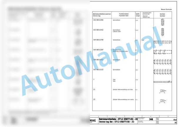 Bomag BM 1000-35 Road Milling Machine Electric, Hydraulic Schematics Diagram 101883001001 - 101883001020 3 Bomag BM 1000-35 Road Milling Machine Electric, Hydraulic Schematics Diagram 101883001001 - 101883001020-3