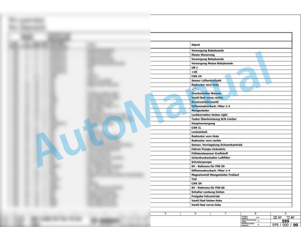 Bomag BM 1000-35 TE Road Milling Machine Electric, Hydraulic Schematics Diagram 101883211001 - 101883219999 3 Bomag BM 1000-35 TE Road Milling Machine Electric, Hydraulic Schematics Diagram 101883211001 - 101883219999-3