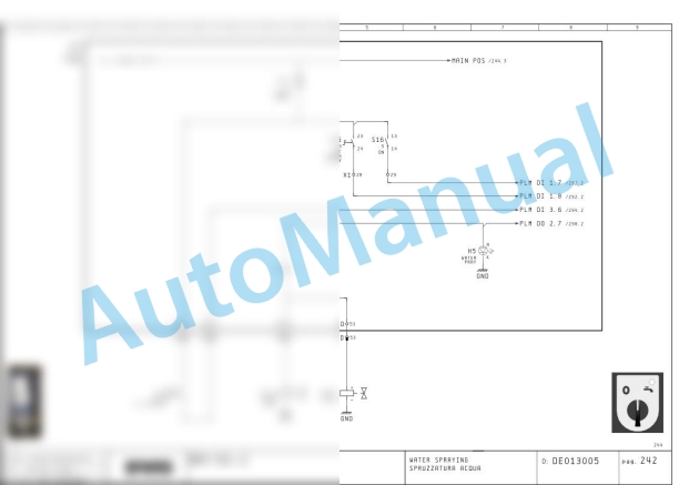 Bomag BM 1200 30-2 Road Milling Machine Electric Schematics Diagram 821836371001 - 821836371005 2 Bomag BM 1200 30-2 Road Milling Machine Electric Schematics Diagram 821836371001 - 821836371005-2
