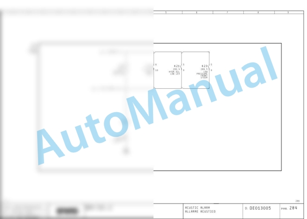 Bomag BM 1200 30-2 Road Milling Machine Electric Schematics Diagram 821836371001 - 821836371005 3 Bomag BM 1200 30-2 Road Milling Machine Electric Schematics Diagram 821836371001 - 821836371005-3