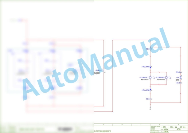 Bomag BM 1200-30 T4f Road Milling Machine Electric Schematics Diagram 821836531001 - 821836539999 3 Bomag BM 1200-30 T4f Road Milling Machine Electric Schematics Diagram 821836531001 - 821836539999-3