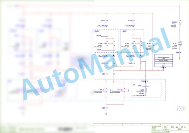 Bomag BM 1200-30 TIER3 Road Milling Machine Electric Schematics Diagram 821836561001 - 821836569999 2 Bomag BM 1200-30 TIER3 Road Milling Machine Electric Schematics Diagram 821836561001 - 821836569999-2