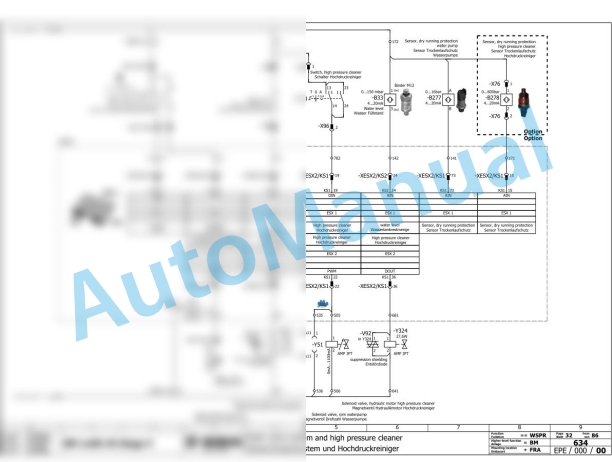 Bomag BM 1200-35 Stage V Road Milling Machine Electric, Hydraulic Schematics Diagram 101883191001 - 101883199999 2 Bomag BM 1200-35 Stage V Road Milling Machine Electric, Hydraulic Schematics Diagram 101883191001 - 101883199999-2