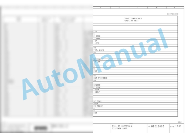 Bomag BM 1300 30-2 Road Milling Machine Electric Schematics Diagram 821836301002 - 821836301102 2 Bomag BM 1300 30-2 Road Milling Machine Electric Schematics Diagram 821836301002 - 821836301102-2
