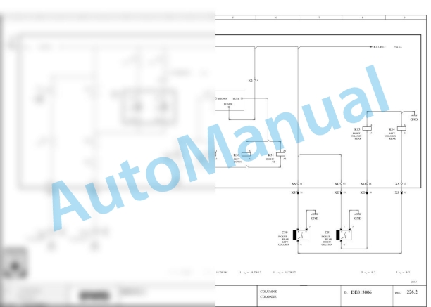 Bomag BM 1300 30-2 Road Milling Machine Electric Schematics Diagram 821836320001 - 821836320034 3 Bomag BM 1300 30-2 Road Milling Machine Electric Schematics Diagram 821836320001 - 821836320034-3