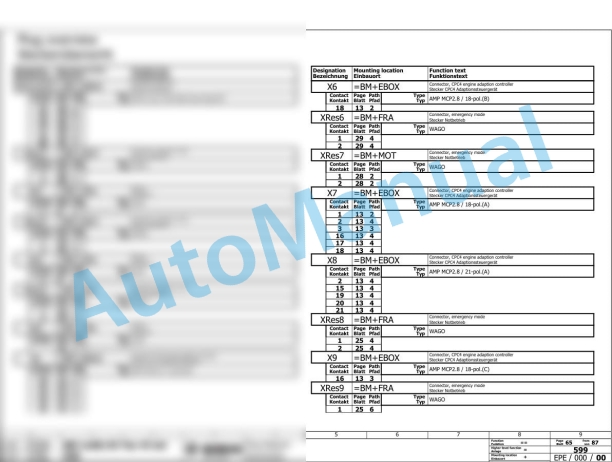 Bomag BM 1300-35 TE Road Milling Machine Electric, Hydraulic Schematics Diagram 101883231001 - 101883239999-3