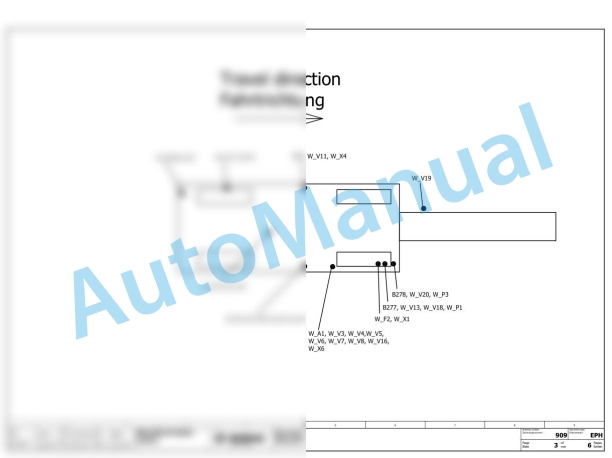 Bomag BM 1500-65 Stage V Road Milling Machine Electric, Hydraulic Schematics Diagram 101887151001 - 101887159999 2 Bomag BM 1500-65 Stage V Road Milling Machine Electric, Hydraulic Schematics Diagram 101887151001 - 101887159999-2