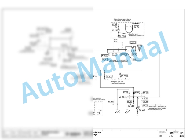 Bomag BM 1500-65 Stage V Road Milling Machine Electric, Hydraulic Schematics Diagram 101887151001 - 101887159999 3 Bomag BM 1500-65 Stage V Road Milling Machine Electric, Hydraulic Schematics Diagram 101887151001 - 101887159999-3