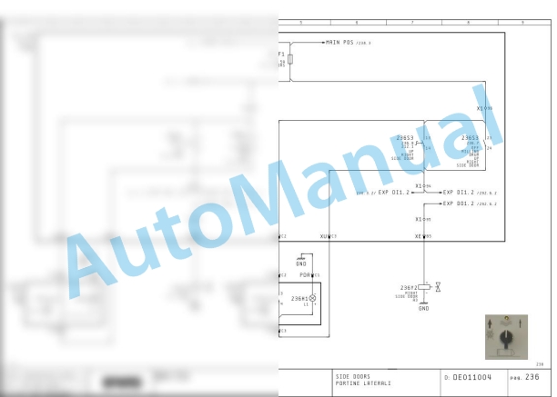 Bomag BM 2000 50 Road Milling Machine Electric Schematics Diagram 821836200002 - 821836200013 2 Bomag BM 2000 50 Road Milling Machine Electric Schematics Diagram 821836200002 - 821836200013-2