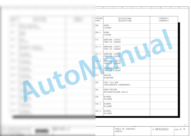 Bomag BM 2000 60 Road Milling Machine Electric, Hydraulic Schematics Diagram 861884121001 - 861884121004 3 Bomag BM 2000 60 Road Milling Machine Electric, Hydraulic Schematics Diagram 861884121001 - 861884121004-3