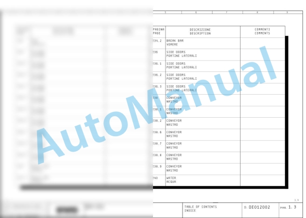 Bomag BM 2000 60-T3 Road Milling Machine Electric Schematics Diagram 821836160008 - 821836160050 2 Bomag BM 2000 60-T3 Road Milling Machine Electric Schematics Diagram 821836160008 - 821836160050-2