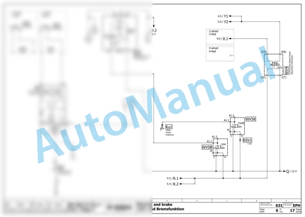 Bomag BM 500-15 T4f Road Milling Machine Hydraulic Schematics Diagram 101882051001 - 101882059999 3 Bomag BM 500-15 T4f Road Milling Machine Hydraulic Schematics Diagram 101882051001 - 101882059999-3