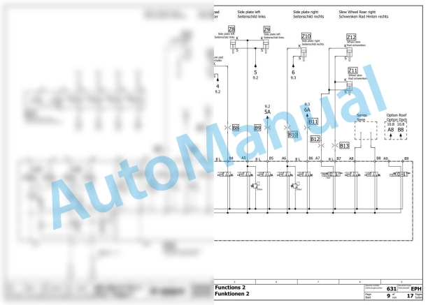 Bomag BM 600-15 TIER 4f Road Milling Machine Hydraulic Schematics Diagram 101882151001 - 101882159999 2 Bomag BM 600-15 TIER 4f Road Milling Machine Hydraulic Schematics Diagram 101882151001 - 101882159999-2