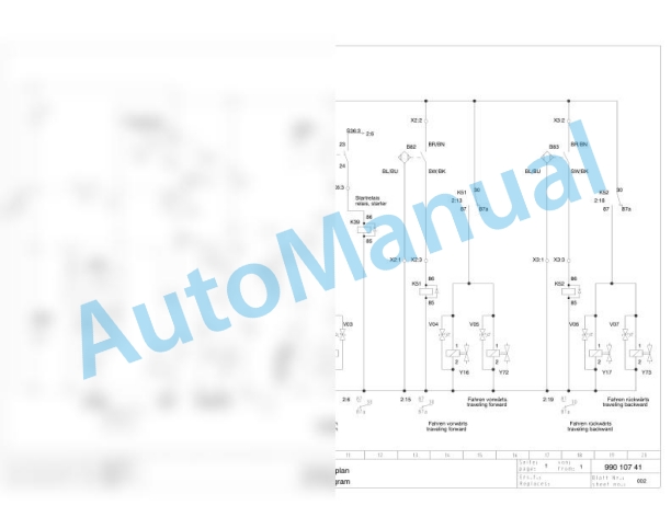 Bomag BPH 80-65 Reversible Vibratory Plates Electric, Hydraulic Schematics Diagram 101700001092 - 101700001131 2 Bomag BPH 80-65 Reversible Vibratory Plates Electric, Hydraulic Schematics Diagram 101700001092 - 101700001131-2