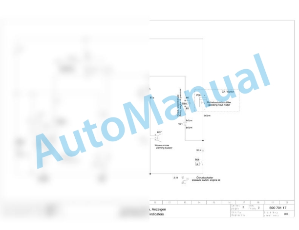 Bomag BPR 100-80 D Reversible Vibratory Plates Electric Schematics Diagram 101692361001 - 101692361005 2 Bomag BPR 100-80 D Reversible Vibratory Plates Electric Schematics Diagram 101692361001 - 101692361005-2