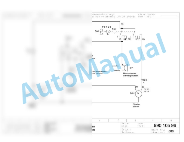 Bomag BPR 30-38 D-3 Reversible Vibratory Plates Electric Schematics Diagram 101680261442 - 101680265403 2 Bomag BPR 30-38 D-3 Reversible Vibratory Plates Electric Schematics Diagram 101680261442 - 101680265403-2