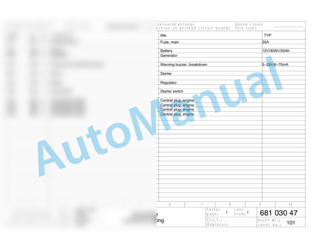 Bomag BPR 30-38 D-3 Reversible Vibratory Plates Electric Schematics Diagram 101680261442 - 101680265403 3 Bomag BPR 30-38 D-3 Reversible Vibratory Plates Electric Schematics Diagram 101680261442 - 101680265403-3