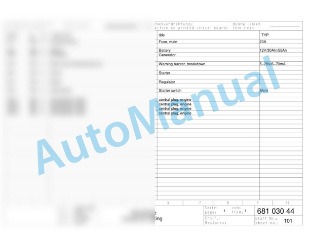 Bomag BPR 30-38 D-3 Reversible Vibratory Plates Electric Schematics Diagram 101680471132 - 101680471279 3 Bomag BPR 30-38 D-3 Reversible Vibratory Plates Electric Schematics Diagram 101680471132 - 101680471279-3