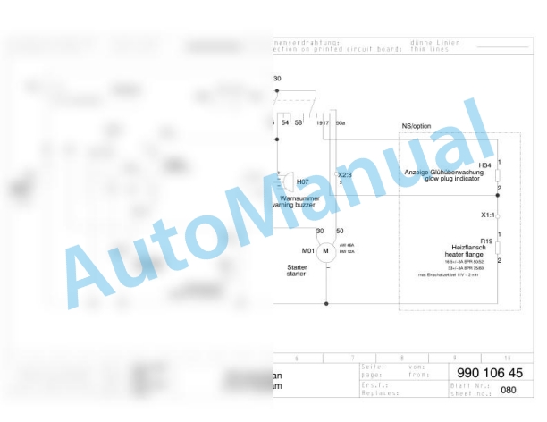 Bomag BPR 75-60 D-2 Reversible Vibratory Plates Electric Schematics Diagram 101690611517 - 101690611603 2 Bomag BPR 75-60 D-2 Reversible Vibratory Plates Electric Schematics Diagram 101690611517 - 101690611603-2