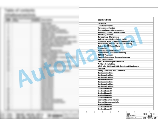 Bomag BW 100 AC-5 Combination Rollers Electric, Hydraulic Schematics Diagram 961880651001 - 961880659999 2 Bomag BW 100 AC-5 Combination Rollers Electric, Hydraulic Schematics Diagram 961880651001 - 961880659999-2