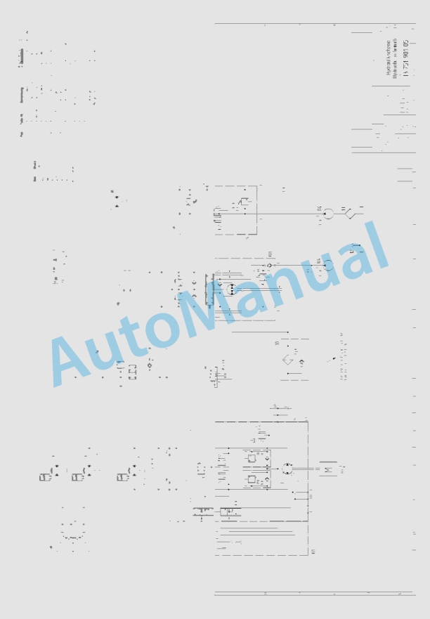 Bomag BW 115 AC-5 Combination Rollers Hydraulic Schematics Diagram 861750231001 - 861750231251 3 Bomag BW 115 AC-5 Combination Rollers Hydraulic Schematics Diagram 861750231001 - 861750231251-3