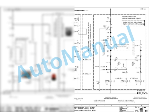 Bomag BW 120 AC-5 Combination Rollers Electric, Hydraulic Schematics Diagram 101880401001 - 101880409999 3 Bomag BW 120 AC-5 Combination Rollers Electric, Hydraulic Schematics Diagram 101880401001 - 101880409999-3