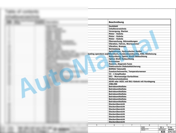 Bomag BW 120 AC-5 Combination Rollers Electric, Hydraulic Schematics Diagram 101880591001 - 101880599999 2 Bomag BW 120 AC-5 Combination Rollers Electric, Hydraulic Schematics Diagram 101880591001 - 101880599999-2