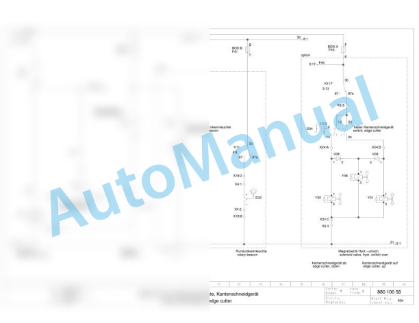 Bomag BW 120 AD-4 Tandem Vibratory Rollers Electric, Hydraulic Schematics Diagram 101880081001 - 101880089999 2 Bomag BW 120 AD-4 Tandem Vibratory Rollers Electric, Hydraulic Schematics Diagram 101880081001 - 101880089999-2