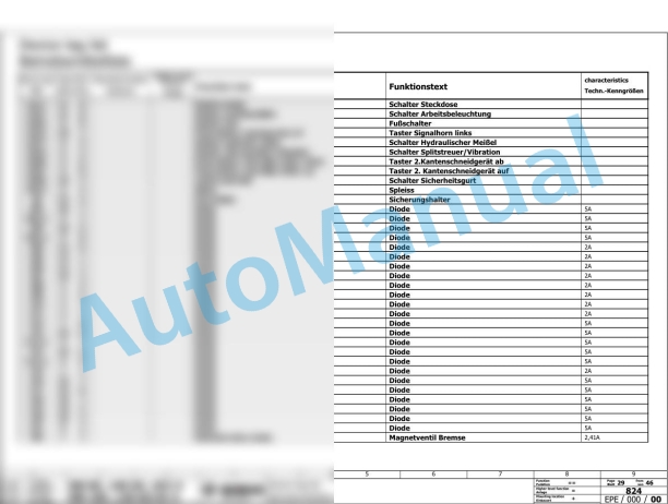 Bomag BW 120 SL-5 Tandem Vibratory Rollers Electric, Hydraulic Schematics Diagram 961880701001 - 961880709999 3 Bomag BW 120 SL-5 Tandem Vibratory Rollers Electric, Hydraulic Schematics Diagram 961880701001 - 961880709999-3