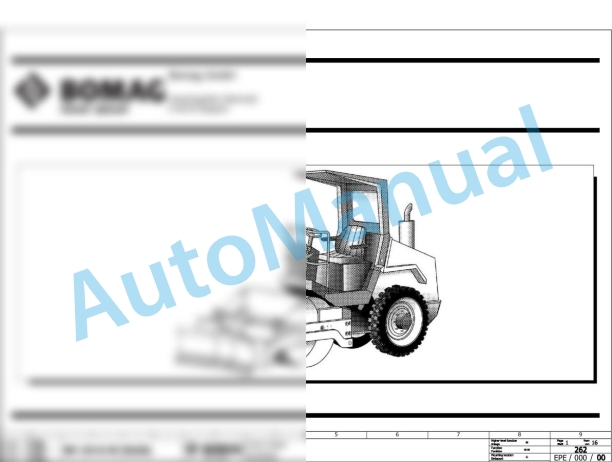 Bomag BW 124 PDH-4 86183 Single Drum Vibratory Rollers Electric, Hydraulic Schematics Diagram 861832101001 - 861832101040 2 Bomag BW 124 PDH-4 86183 Single Drum Vibratory Rollers Electric, Hydraulic Schematics Diagram 861832101001 - 861832101040-2