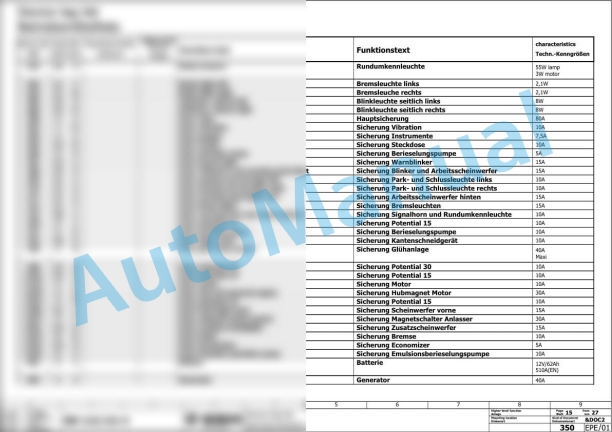 Bomag BW 131 ACW-5 Combination Rollers Electric, Hydraulic Schematics Diagram 861750251001 - 861750251420 2 Bomag BW 131 ACW-5 Combination Rollers Electric, Hydraulic Schematics Diagram 861750251001 - 861750251420-2