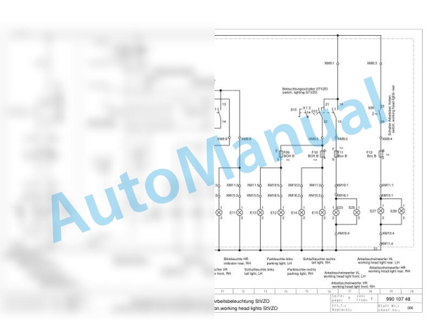 Bomag BW 135 AC Combination Rollers Electric, Hydraulic Schematics Diagram 101650131022 - 101650131025 2 Bomag BW 135 AC Combination Rollers Electric, Hydraulic Schematics Diagram 101650131022 - 101650131025-2