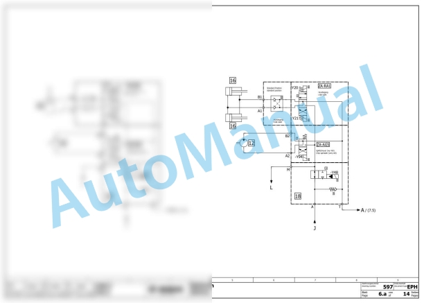 Bomag BW 135 AD-5 Tandem Vibratory Rollers Electric, Hydraulic Schematics Diagram 101650481001 - 101650489999 3 Bomag BW 135 AD-5 Tandem Vibratory Rollers Electric, Hydraulic Schematics Diagram 101650481001 - 101650489999-3