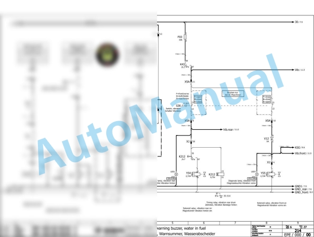 Bomag BW 138 AC-5 Combination Rollers Electric, Hydraulic Schematics Diagram 101650311002 - 101650311300 2 Bomag BW 138 AC-5 Combination Rollers Electric, Hydraulic Schematics Diagram 101650311002 - 101650311300-2