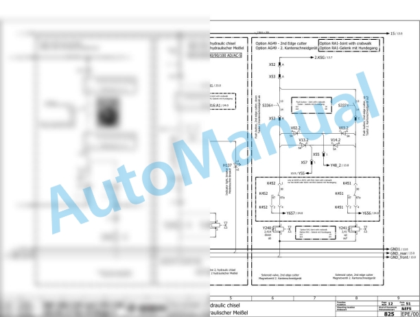 Bomag BW 138 AC-5 Combination Rollers Electric, Hydraulic Schematics Diagram 101650471001 - 101650479999 3 Bomag BW 138 AC-5 Combination Rollers Electric, Hydraulic Schematics Diagram 101650471001 - 101650479999-3