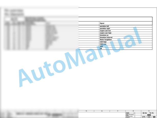 Bomag BW 141 AD-50 Tandem Vibratory Rollers Electric, Hydraulic Schematics Diagram 101921081001 - 101921089999 2 Bomag BW 141 AD-50 Tandem Vibratory Rollers Electric, Hydraulic Schematics Diagram 101921081001 - 101921089999-2