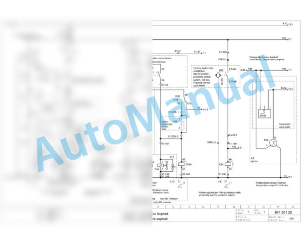 Bomag BW 144 AD-2 Tandem Vibratory Rollers Electric, Hydraulic Schematics Diagram 101810021094 - 101810029999 3 Bomag BW 144 AD-2 Tandem Vibratory Rollers Electric, Hydraulic Schematics Diagram 101810021094 - 101810029999-3