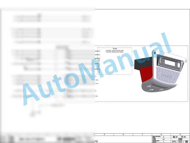 Bomag BW 145 D-5 Single Drum Vibratory Rollers Electric, Hydraulic Schematics Diagram 101586001001 - 101586001121 2 Bomag BW 145 D-5 Single Drum Vibratory Rollers Electric, Hydraulic Schematics Diagram 101586001001 - 101586001121-2