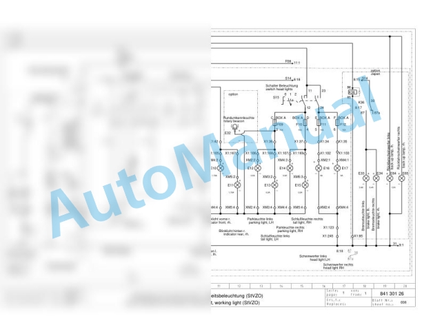 Bomag BW 151 AD-2 Tandem Vibratory Rollers Electric, Hydraulic Schematics Diagram 101490221187 - 101490221386 3 Bomag BW 151 AD-2 Tandem Vibratory Rollers Electric, Hydraulic Schematics Diagram 101490221187 - 101490221386-3